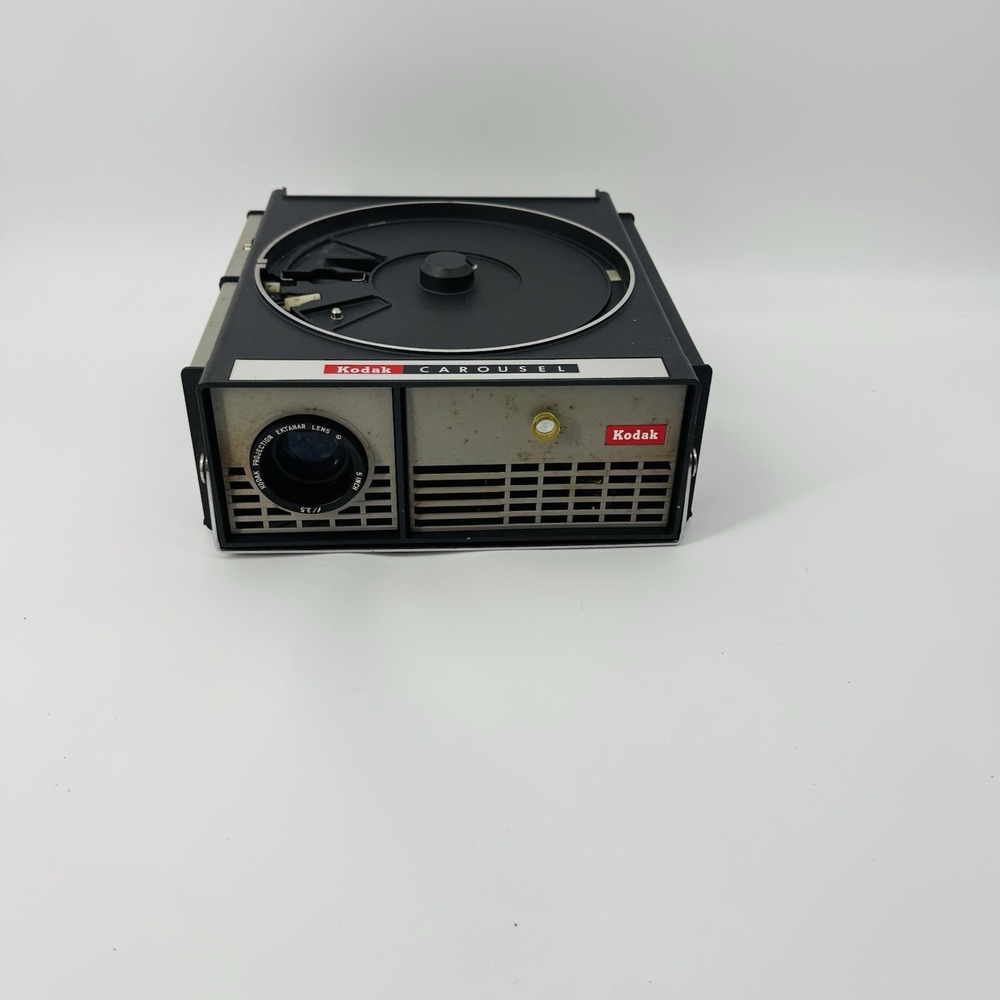 Kodak Carousel Projector 550 35mm Desktop Slide Projector Black/Gray